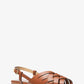 Irene Woven Leather Slingback Sandal