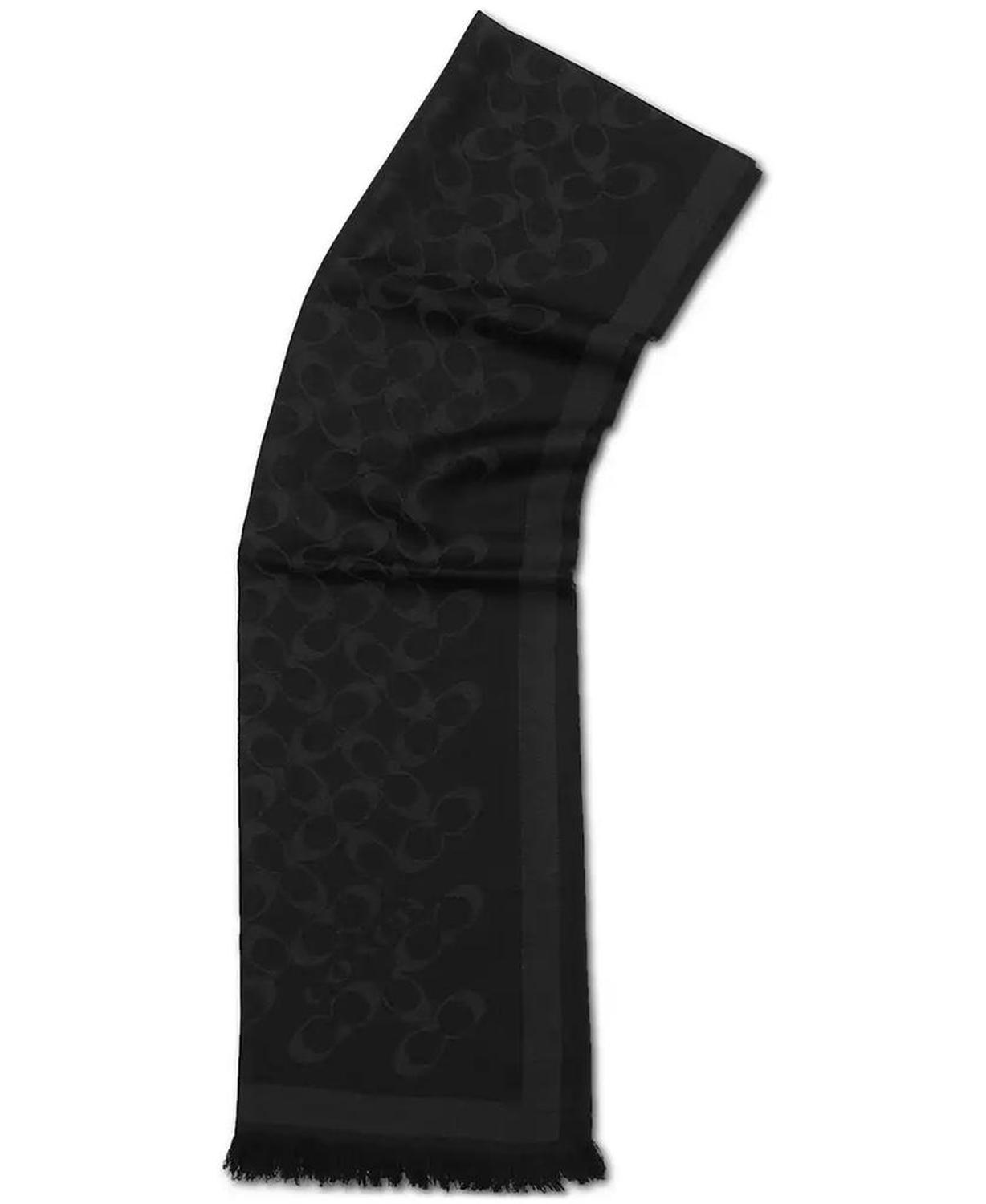 Women's Signature C Logo Fringe-Trim Scarf