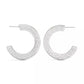 Signature C Minimal Hoop Earrings
