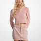 Garment-Dyed Ribbed Cotton Cropped Sweater