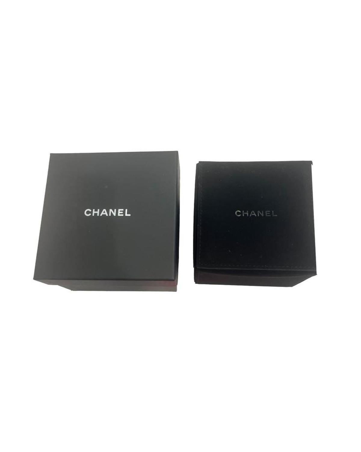 Chanel 2015 Gold Tone Resin Hinged Bangle Bracelet With Faux Pearls