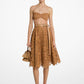 Hand-Embroidered Floral Lace Circle Skirt