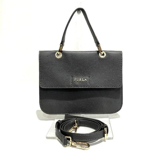 Leather Handbag Shoulder Bag (Pre-Owned)