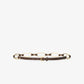 Chain Link Leather Belt