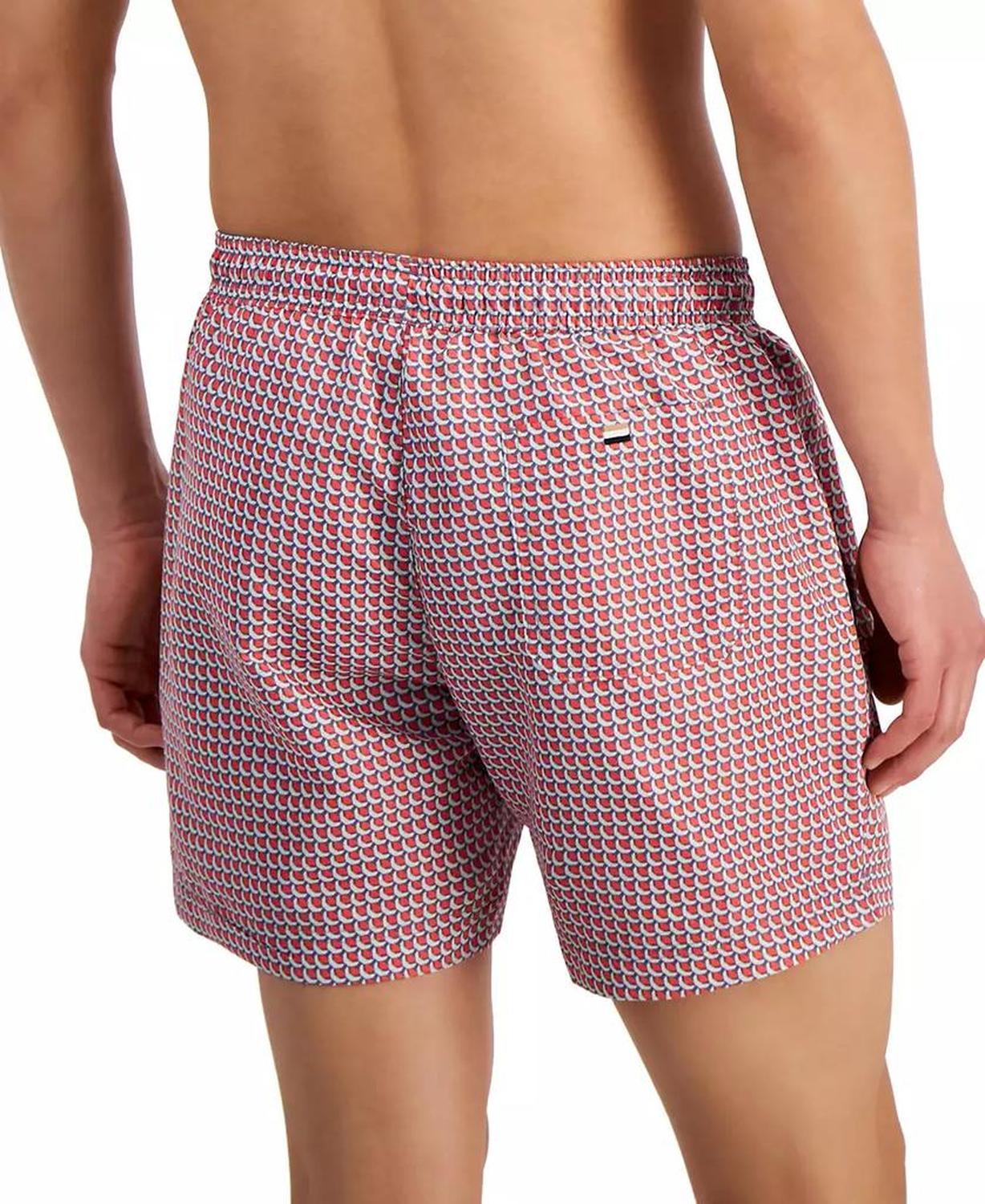 Men's Vibe Patterned Swim Trunks