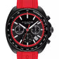 Men's Charter Red Silicone Strap Watch 44.5mm