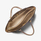 Taryn Large Signature Logo and Leather Tote Bag