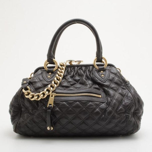 Marc Jacobs  Quilted Leather Stam Satchel