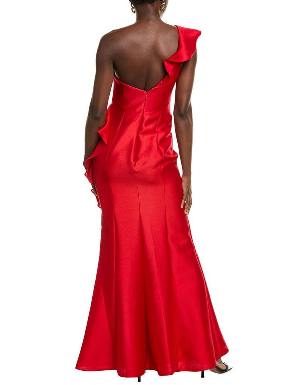 Mikado Silk-Blend Gown