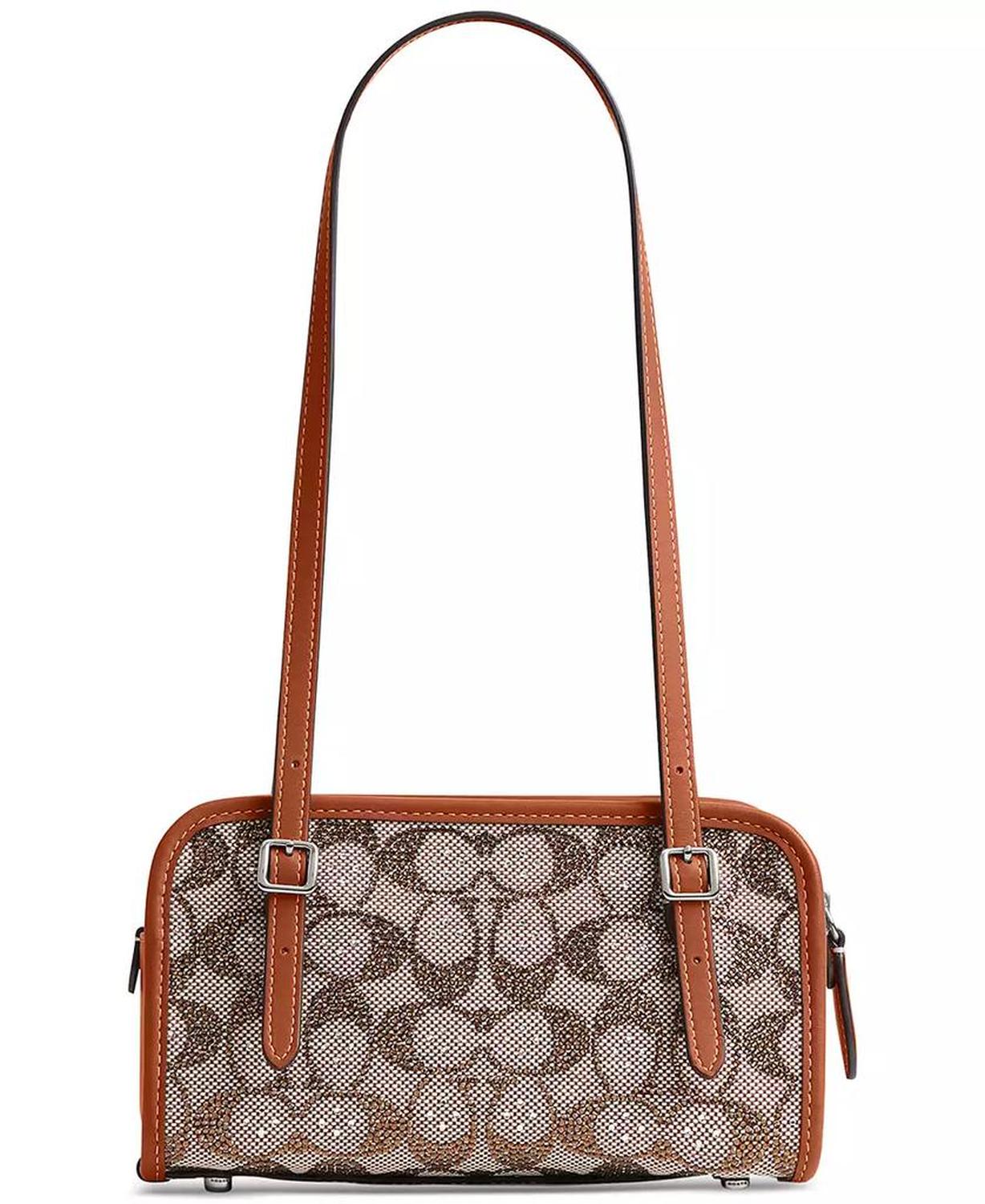 Crystals Swing Zip 20 Shoulder Bag