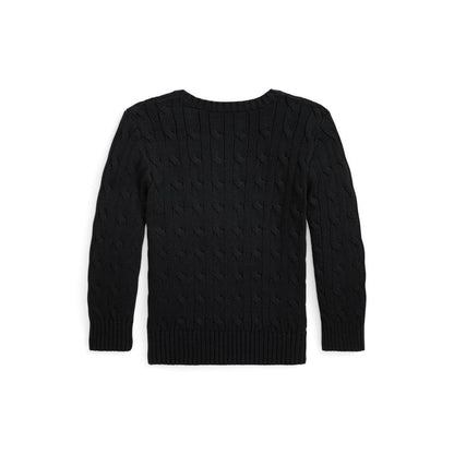 Cable-Knit Cotton Sweater (Toddler/Little Kid)