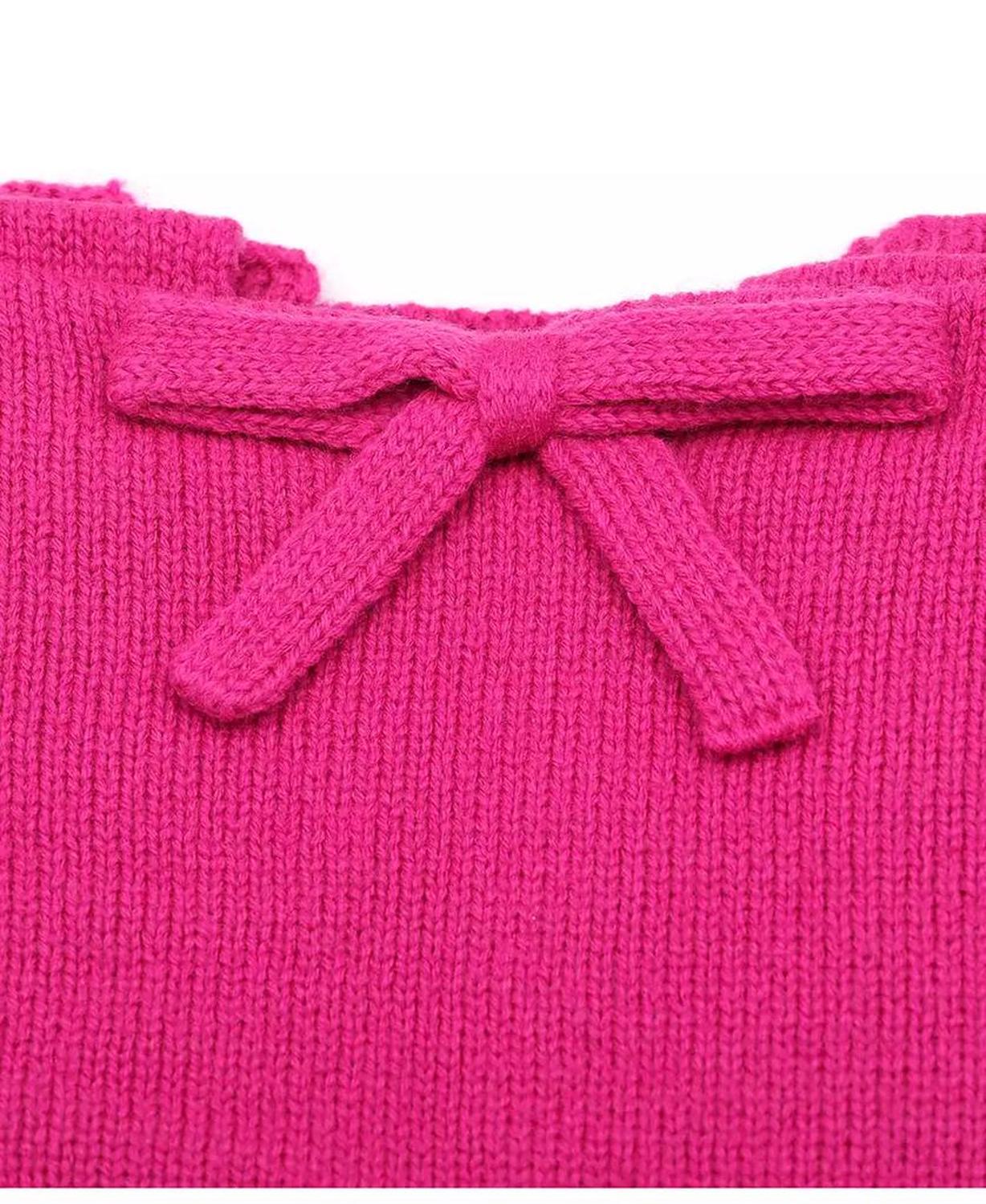 Women's Bow Rib Ruana Wrap
