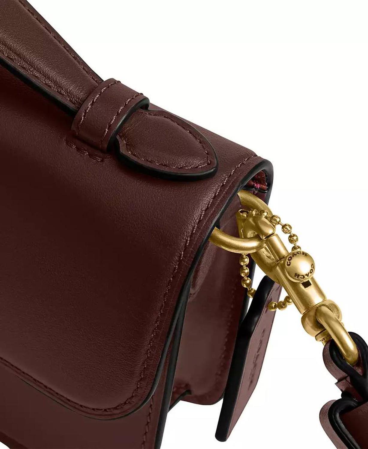 Elora Small Leather Top Handle Shoulder Bag