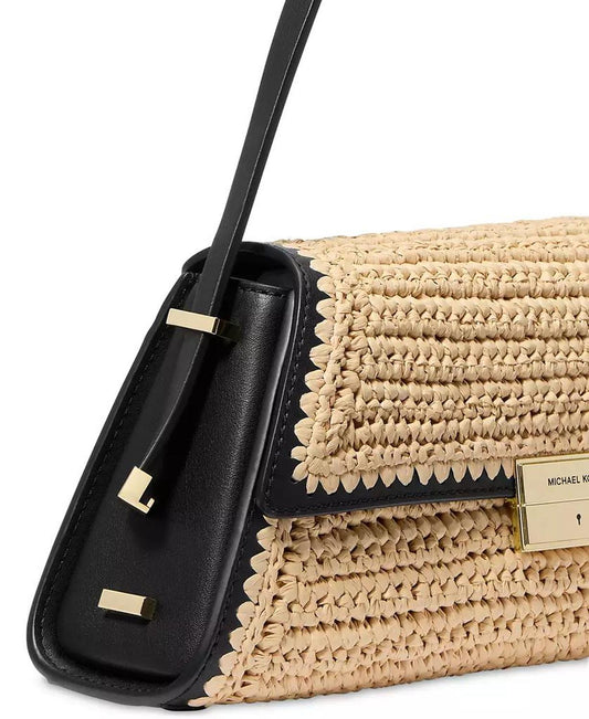 Ludlow Small Woven Convertible Shoulder Bag