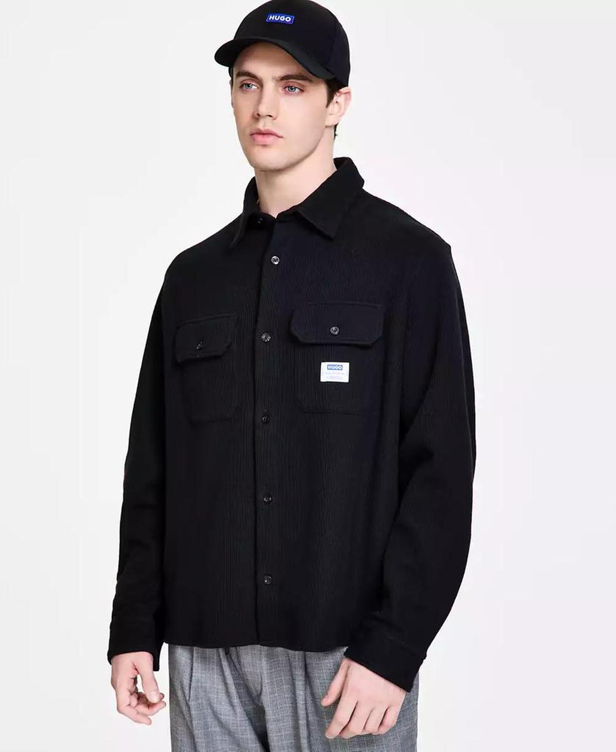 Men's Oversized-Fit Shirt Jacket