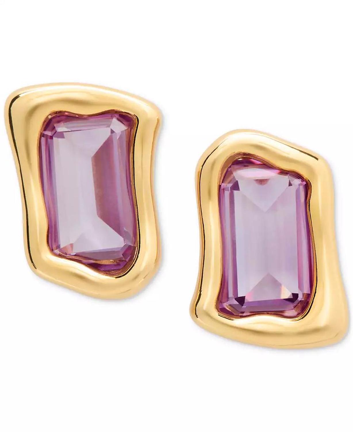 Cubic Zirconia Statement Stud Earrings