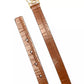 Logo Skinny Leather Belt