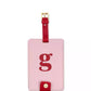 New York Just Mine Initial Luggage Tag, G