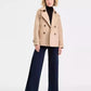 Women's Short Double-Breasted Trench Coat