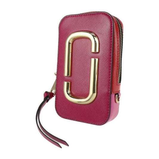 pink pink  Color Leather Pochette Pouch Shoulder Bag (Pre-Owned)