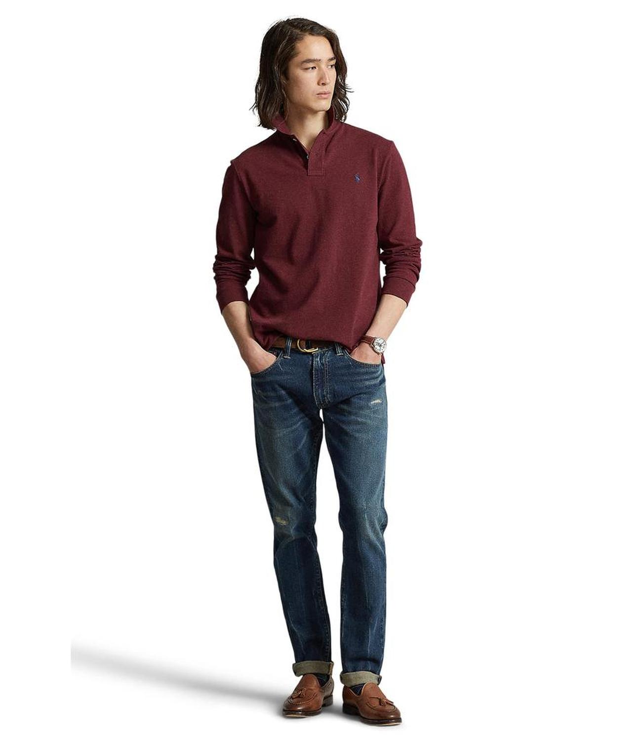 Classic Fit Long-Sleeve Polo