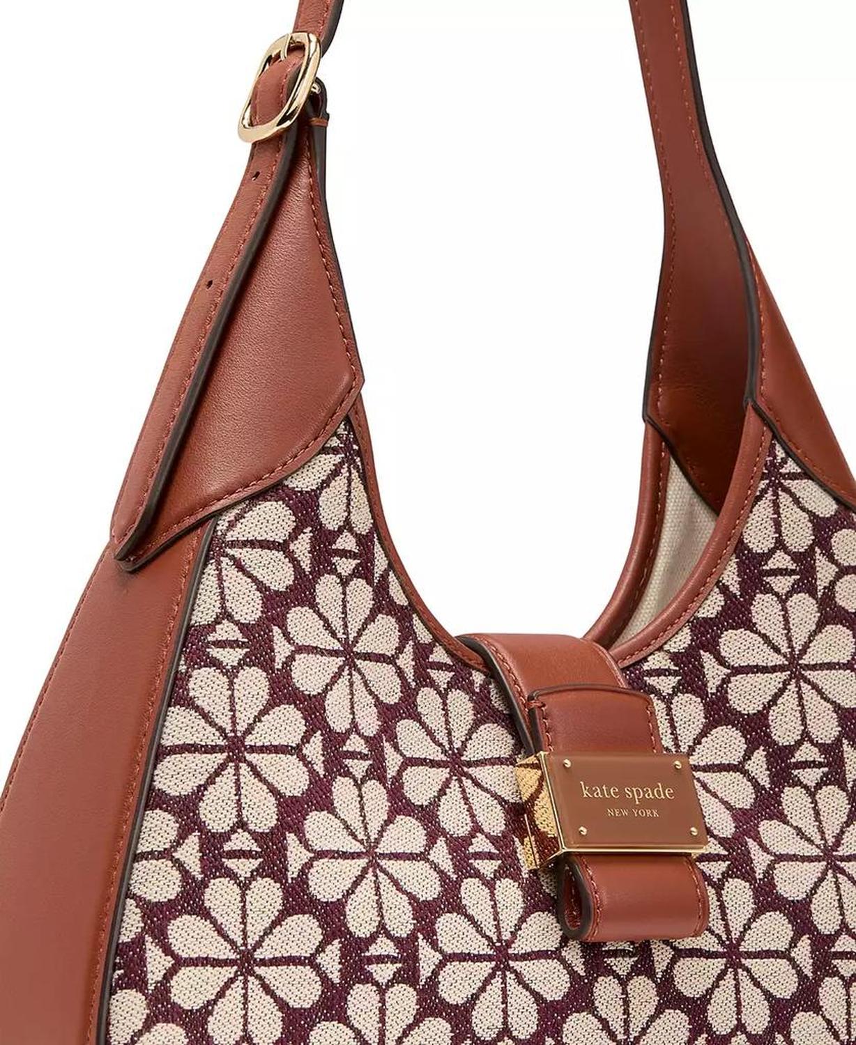 Spade Flower Jacquard Shoulder Bag