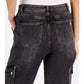 MICHAEL Women's High-Rise Faded Cargo Jeans