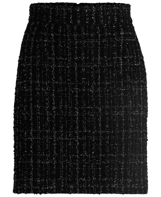 Women's Sparkle-Effect Tweed Mini Skirt