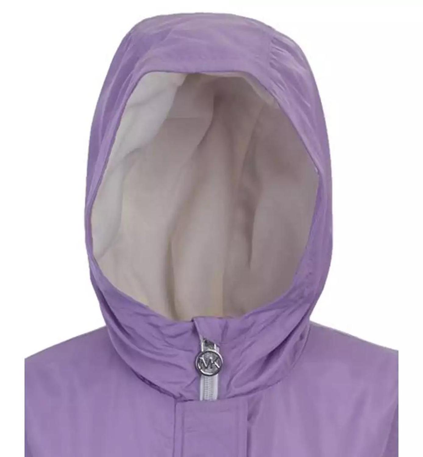 Toddler and Little Girls Fleece Lined Rain Jacket