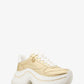 Arla Metallic Leather Trainer