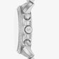 Oversized Brynn Pavé Silver-Tone Watch