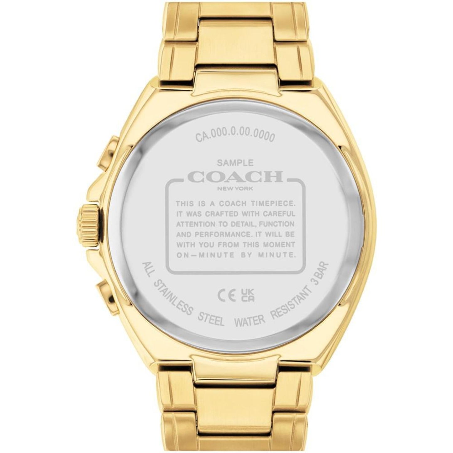 Men's Jackson Gold-Tone Stainless Steel Watch 45mm