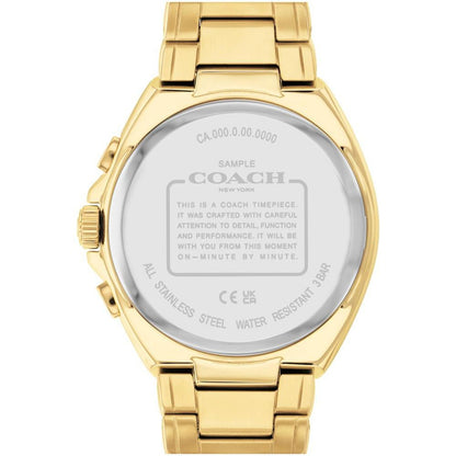 Men's Jackson Gold-Tone Stainless Steel Watch 45mm