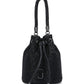 Mini Logo Bucket Bag – Black