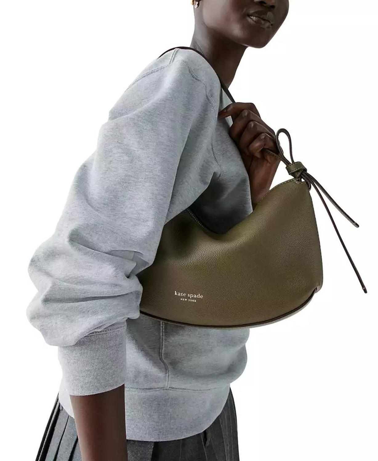 Loop Medium Pebbled Leather Shoulder Bag