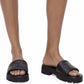 The Slide Leather Sandals