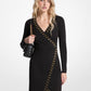 Studded Wrap Dress