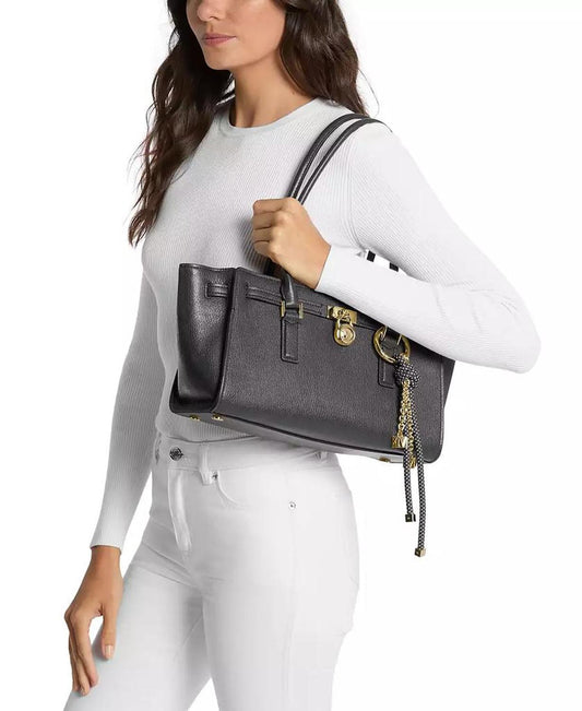 Hamilton Moderne Small Leather Satchel