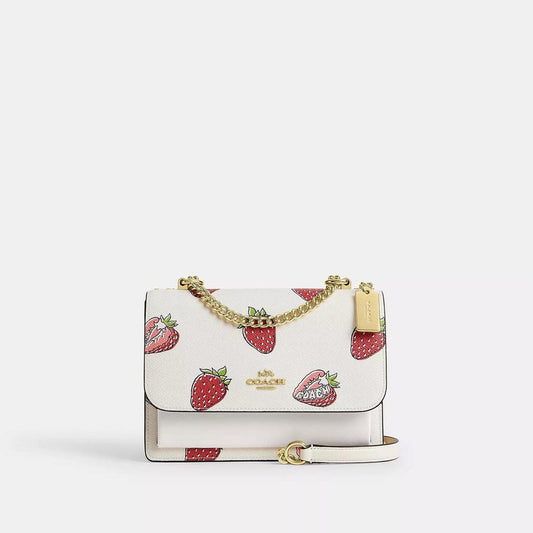 Klare Crossbody With Strawberry Print