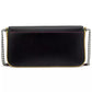 Devin Glitter Edge Saffiano Flap Chain Wallet
