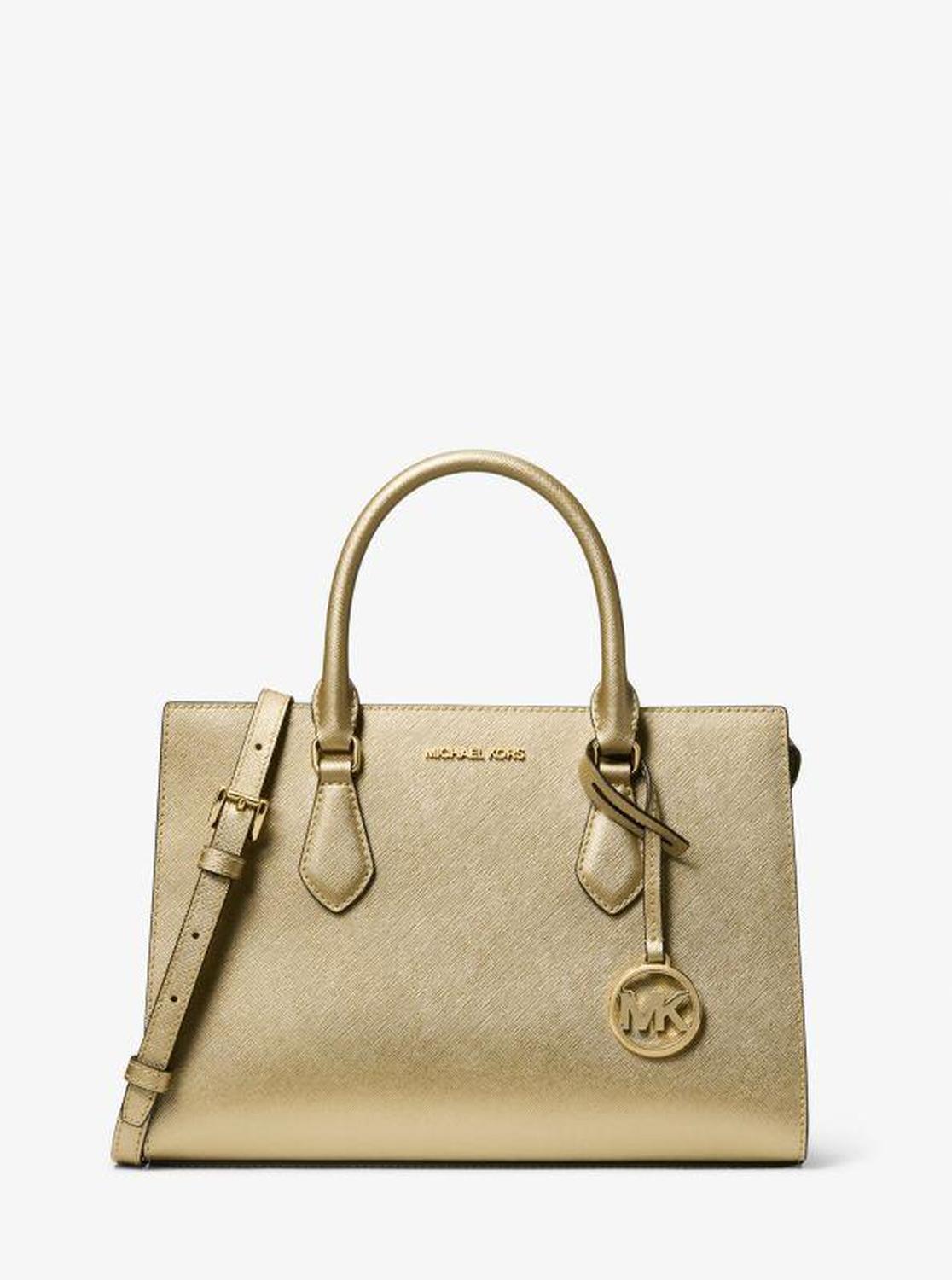 Sheila Medium Metallic Satchel
