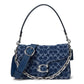 Chain Tabby Shoulder Bag In Signature Denim