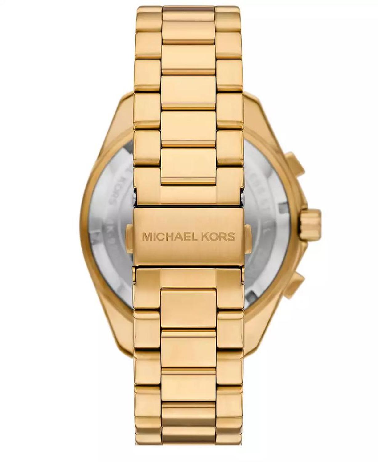Men's Maritime Chronograph Gold-Tone Stainless Steel Watch, 45mm