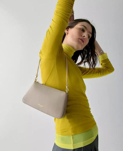 Grace Fine Grain Leather Pochette Shoulder Bag