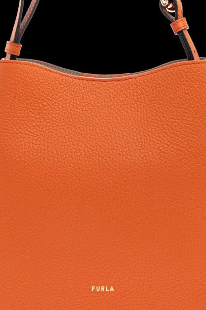 Furla Nuvola Logo Printed Mini Bucket Bag