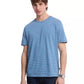 Men's Short Sleeve Striped Crewneck T-Shirt