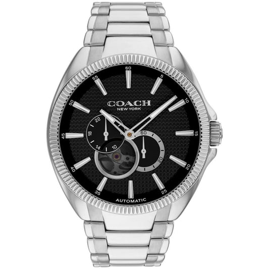 Men's Automatic Jackson Silver-Tone Stainless Steel Watch 45mm