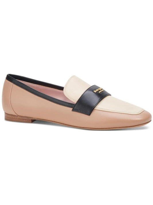 Leighton Womens Leather Slip-On Loafers