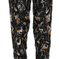 Dolce & Gabbana Elegant High Waist Tapered Silk Pants