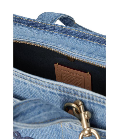 Denim Cargo Tote 26